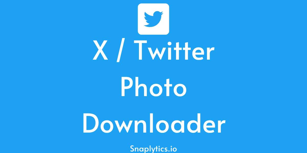 Twitter Photo Downloader